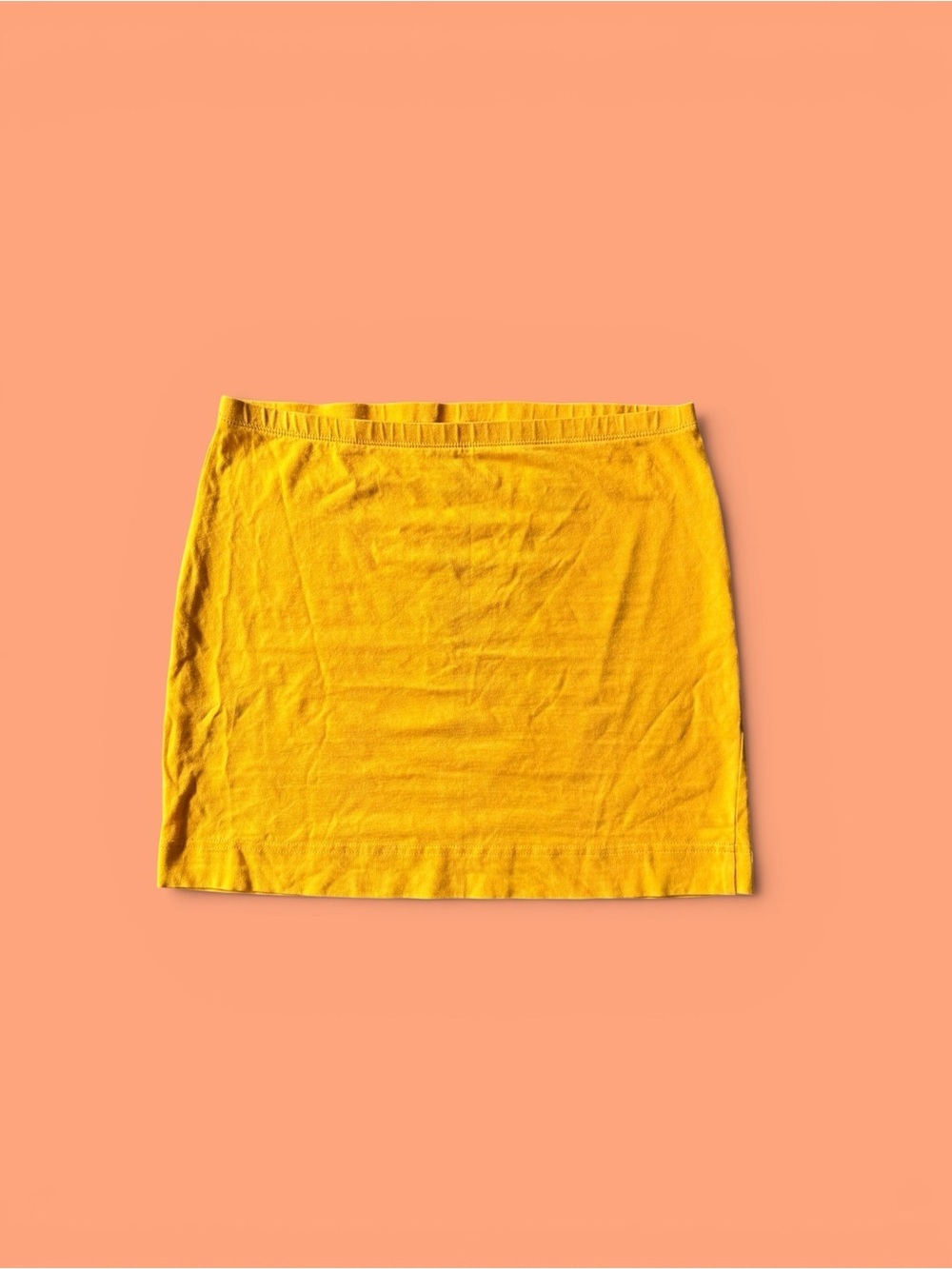 H&M Bright Yellow Mini Skirt